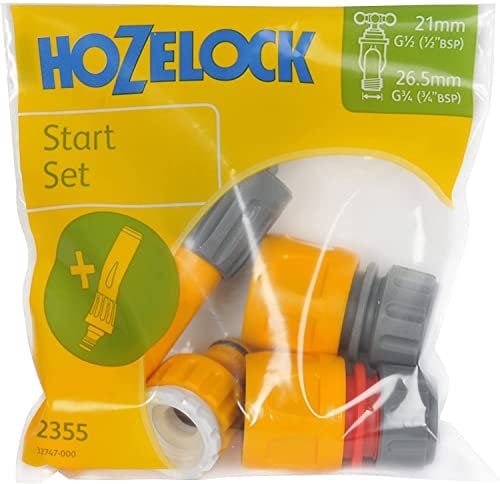 HOZELOCK 2355P6001 - Juego conectores basico con lanza en bolsa