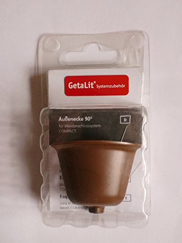 Westag Getalit WAP Compact Außenecke Dunkelbraun 90° Wandanschlussprofile Küche Arbeitsplatten Zubehör