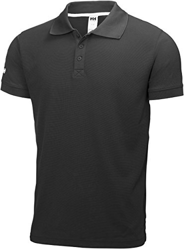 Helly Hansen Men's Crewline Polo, Ebony, XS