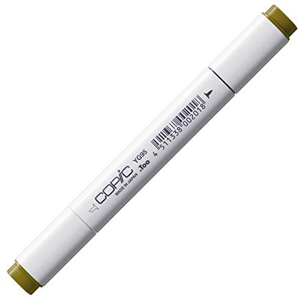 Copic Classic Coloured Marker Pen - (YG-95) Pale Olive, For Art & Crafts, Colouring, Graphics, Highlighter, Design, Anime, Professional & Beginners, Art Supplies & Colouring Books