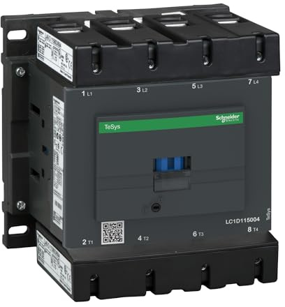 Schneider Electric TeSys D contactor - 4P(4 NO) - AC-1 - = 440 V 200 A - 230 V AC 50/60 Hz coil