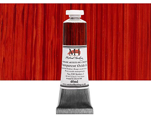 Michael Harding Oil Colour : 40ml Transparent Oxide Red
