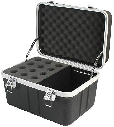 Pulse ABS-12MIC 12 Microphone ABS Flight Case