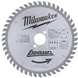 Milwaukee 4002395300747 Circular Saw Blade, Silver