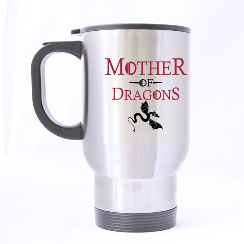 Top Mother of Dragons Theme - 100% Stainless Steel Material Travel Mugs - 14oz sizes