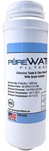 PureWater Replacement Water Filter Cartridge for Keurig B150/K150 B155/K155 K2500 K3000 B3000SE K3500 K4000