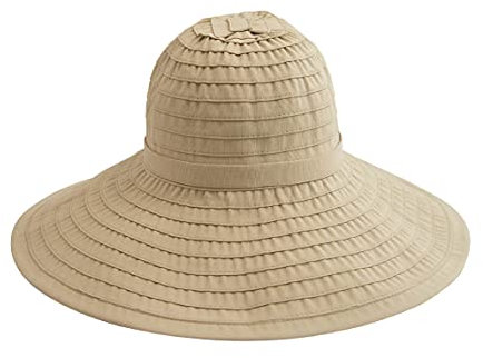 San Diego Hat Company Damen Hut mit Schleife - Beige - Einheitsgröße
