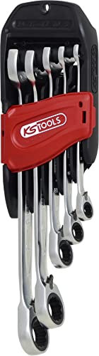 KS Tools 503.5905 DUO GEAR Ringmaulschlüssel-Satz,Maul-Ratschenfunktion,5-tlg., umschaltbar, Size, Farbe