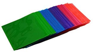 50 QUVIDO CD/DVD/Blu-Ray PP Schutzhüllen Color-Mix