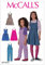 Mccall's Patterns 7459 CHJ,Children's/Girls Jumpers and Overalls,Sizes 7-14, Tissue, Multi-Colour, 152 x 213 cm
