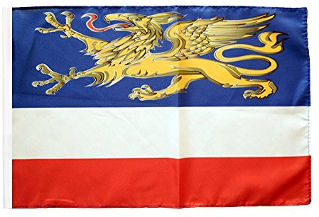 Flaggenfritze Flagge/Fahne Stadt Rostock + gratis Sticker