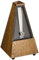 Wittner Metronom Taktell Pyramidenform System Maelzel Serie 810 - Massivholzgehäuse - Mit Glocke - Eiche braun matt - Mechanisch zum Aufziehen - Keine Batterien erforderlich - Made in Germany
