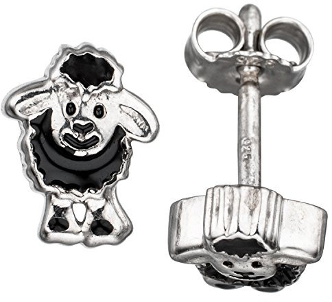 Jobo Kinder-Ohrstecker Schaf aus 925 Sterling Silber
