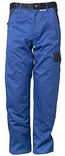 Planam 1211058 Tristep Bundhose, Kornblau/Marine, Größe 58