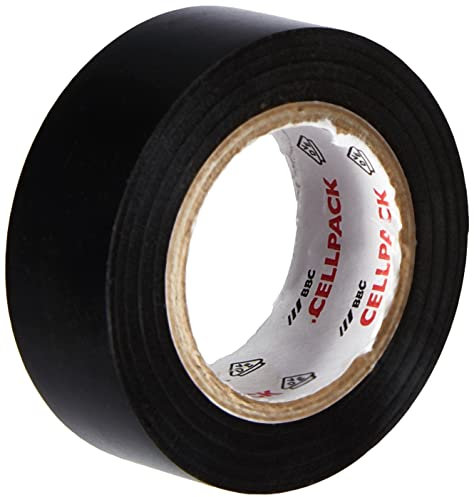 Cellpack 145806 128 0,15-19 - 10, Nastro D Elektrische Isolierung PVC, schwarz