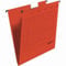 Falken 5 x Hängemappe UniReg Kraftkarton 230g/qm seitlich offen rot
