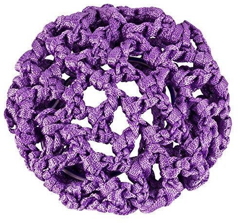 tanzmuster Ballett Duttnetz - Clara - mit Gummiband - lila - für den perfekten Halt des Ballett Dutts - Knotennetz - Haarnetz für Kinder