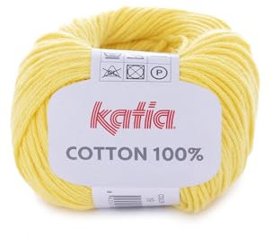 Katia Cotton 100% - Farbe: Limón (19) - 50 g/ca. 120 m Wolle