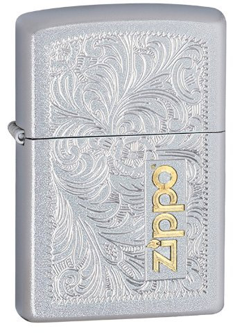 Zippo 352-tt Briquet à Essence, Laiton, Chrome, 5,70 x 3,70 x 1,20 cm