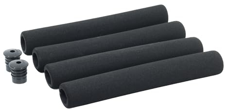 Ultracycle's Cruiser & Road Foam Grips - Soft and Cushy Design, High-Density Foam Rubber, 4-Piece Kit, 8.5 Inches - Ultimate Comfort and Control for Your Bike's Handlebars