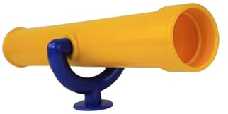 Gartenwelt Riegelsberger Fernrohr GELB Teleskop für Spielanlagen Spieltürme Zäune Ø 60 x 305 mm lang