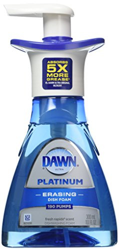 Dawn Platinum Dishwashing Foam, Fresh Rapids Scent, 10.1 fl oz