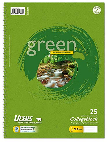 Ursus Collegeblock 608575025 A4 25 weiß