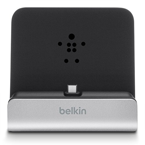 Belkin - Station d'Accueil charge/synchro avec connecteur micro-USB pour tablettes Android - Gris Aluminium