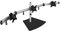 SIIG Premium Aluminum Triple Monitor Stand - Adjustable Height 3 Monitors 13 to 27 17.6 lbs Each VESA 75 and 100 Compatible Full Motion (CE-MT2111-S1)