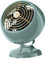 Vornado VFAN™ Mini ventilador, circulador clásico vintage, circulador de aire de metal retro, para escritorio y mesita de noche, 2 velocidades, inclinación ajustable, refrigeración personal con flujo