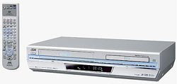 JVC HR-XVS30EK DVD Player/S-VHS VCR deck Silver