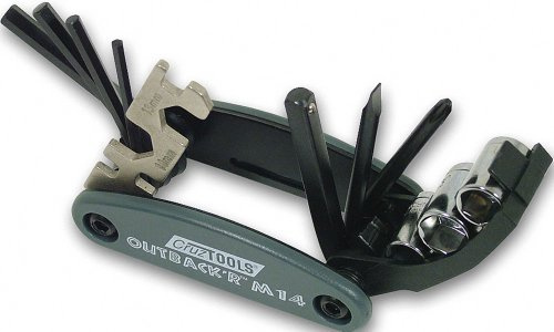 Cruztools OM14 - Multiherramienta métrica Plegable para Moto, ATV, UTV, PWC, Nieve, Color Negro