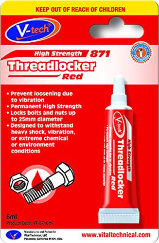 VTech THREAD LOCK RED HIGH