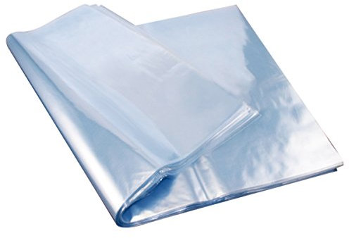 EZI 6203110 50 x Transparente Schrumpffolien-Beutel, Hitze-versiegelte Geschenkverpackung, 40 x 46 cm