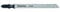 MAKITA A-86583 Stichsägeblätter, 5 Stück, für Holz, Klasse T101B, 8 Dpp, 75 mm, Typ C