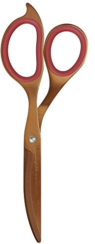 NAKABAYASHI Stationery Hikigiri Forbici sottili per taglio delicato (rosa marrone)