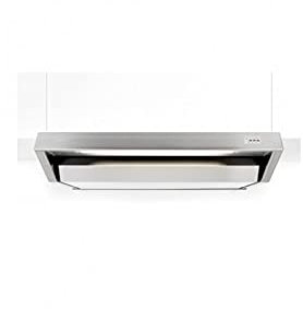 Novy Hotte aspirante en acier inoxydable 552.100, hauteur : 17 cm, largeur : 100 cm, longueur : 51,8 cm