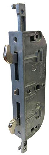 Gordon Glass® Serrure de porte coulissante en verre, type mortaise, multi-points, trous de vis de 11,4 cm | Serrure à mortaise à quatre points pour porte de patio