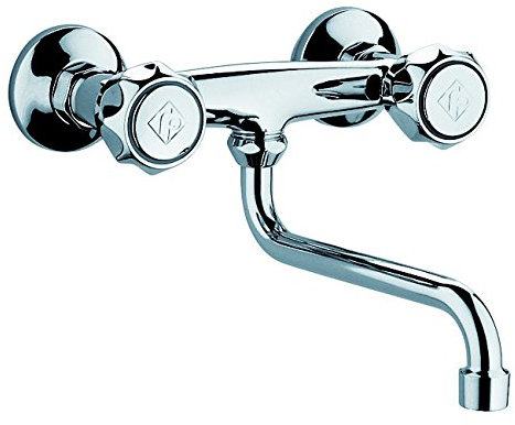 Gruppo lavello a parete canna “S” girevole - Paffoni Danubio DA161