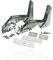 Bisagra de la puerta superior inferior Set Nevera Congelador Whirlpool Bauknecht 481231018626