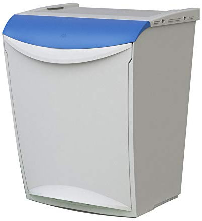 Denox DEN115 Ecosystem Sistema Modular de Reciclaje 25 litros, Azul, 340x300x423 mm