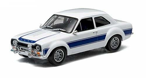 Ford Modell 1:43 Escort RS 2000 MK1 1974 Weiss mit blauen Streifen