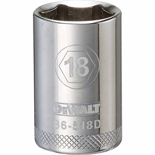 DEWALT DWMT86518OSP 6 Point 1/2'' Drive Socket 18MM