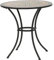 Siena Garden Tisch Prato, Ø70x71cm, Gestell: Stahl, pulverbeschichtet in schwarz matt, Fläche: Mosaik,Tischplatte: Keramik