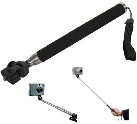 Selfie Stick - Extendable Telescopic Handheld Pole Arm Monopod for Mobile - With Wireless Remote Control for iPhone/Samsung/Android/Camera - Extended Length: 171 cm