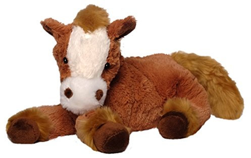 Inware 6370 - Kuscheltier Pferd Harry, liegend, 30 cm, braun