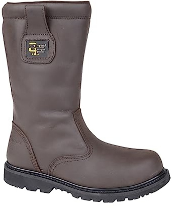 Grafters Mens Safety Toe Cap Rigger Boots