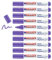 edding 4500 Textilmarker - neon-violett - 10 Stück - Rundspitze 2-3 mm - Textilstifte waschmaschinenfest (60 °C) zum Stoff bemalen - Stoffmalstift