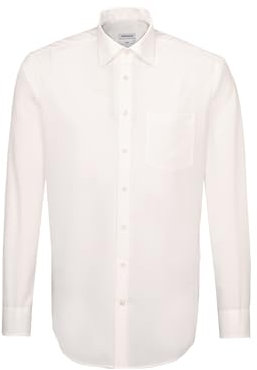 Seidensticker Herren Vanlig Business Shirt, Beige (21 Ecru), 42 EU