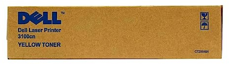 Dell High Capacity Yellow Toner (Yield 4,000 Pages) for Dell 3100cn Laser Printers